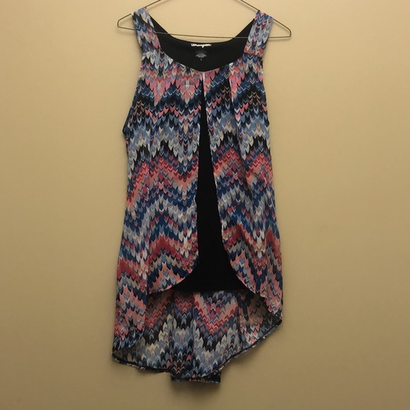 Wrangler High Low Layered Tank Top - Picture 9 of 9